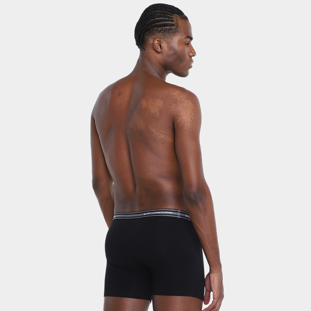 Kit Cueca Boxer Lupo Algodão Masculina - 4 Peças - Tam: P - 2