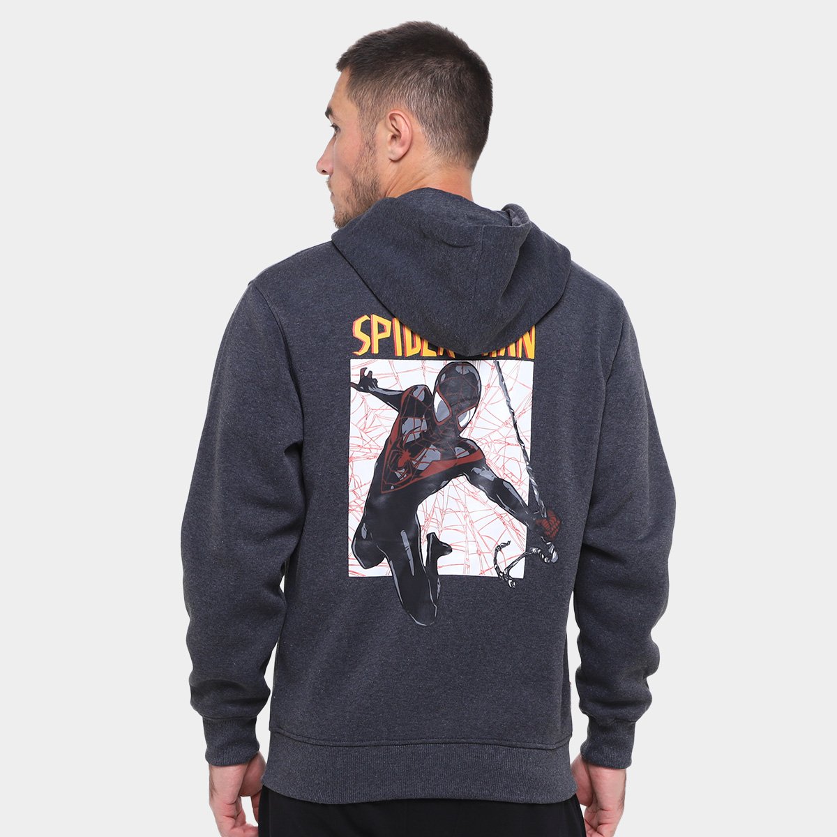 Moletom Mooncity Homem Aranha Masculino - Tam: P - 1