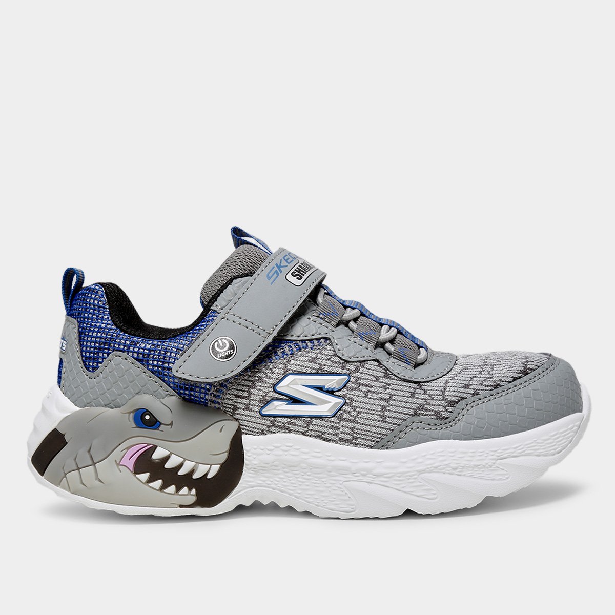 Tênis Infantil Skechers Creature-Lights Menino - Tam: 34 - 1