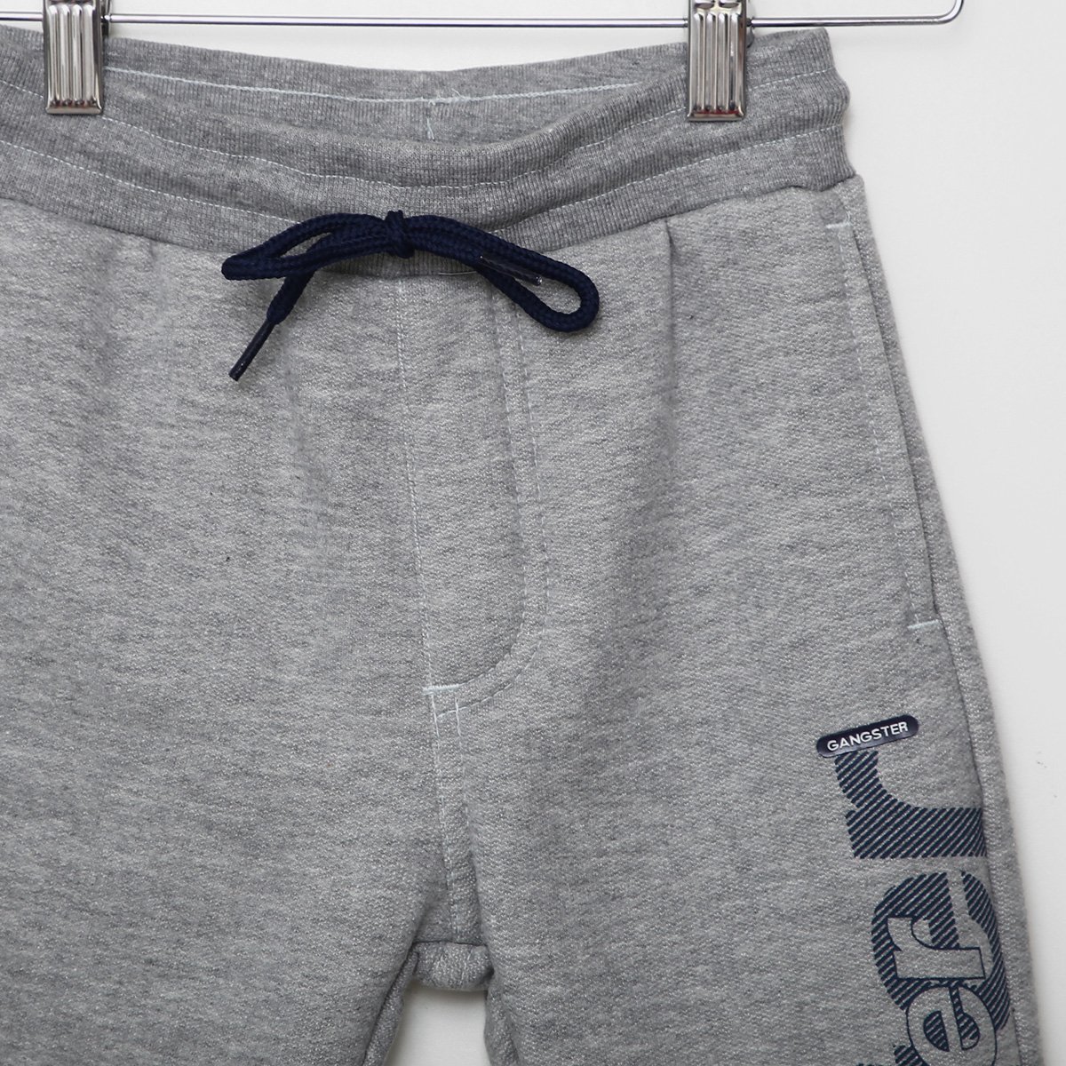 Calça Infantil Moletom Gangster Jogger Menino - Tam: 6A - 2