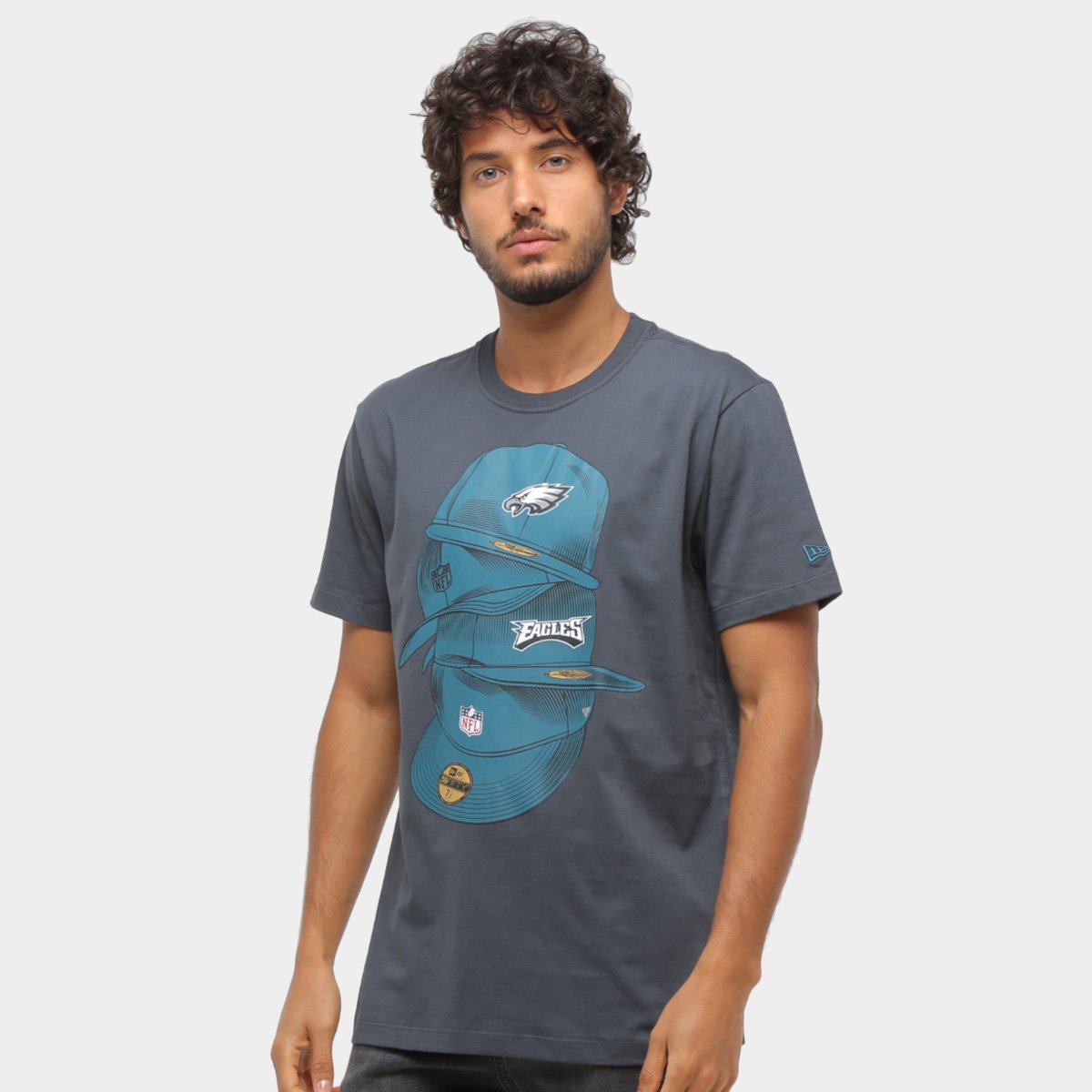 Camiseta NFL Philadelphia Eagles New Era Under Dance Masculina