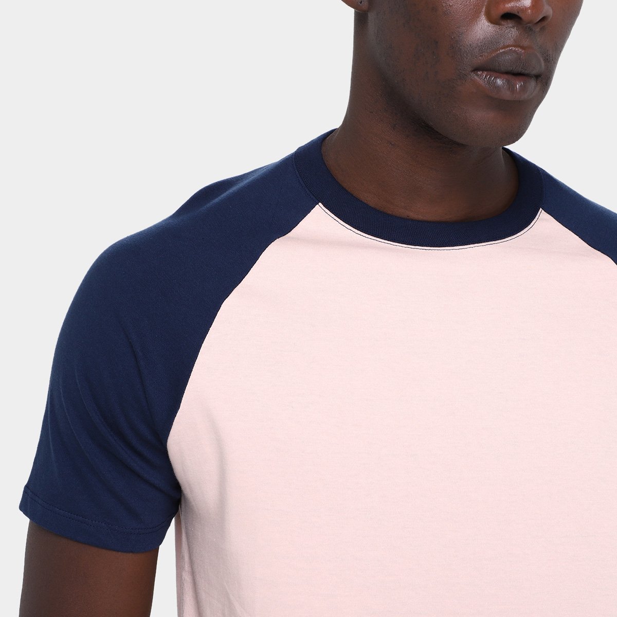 Kit Camiseta Básicos Raglan  2 Peças Masculina - Tam: P - 3
