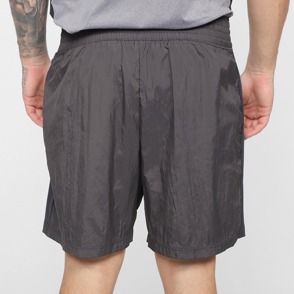 Bermuda Estilo Do Corpo Dupla Gym Masculina - Tam: P - 1