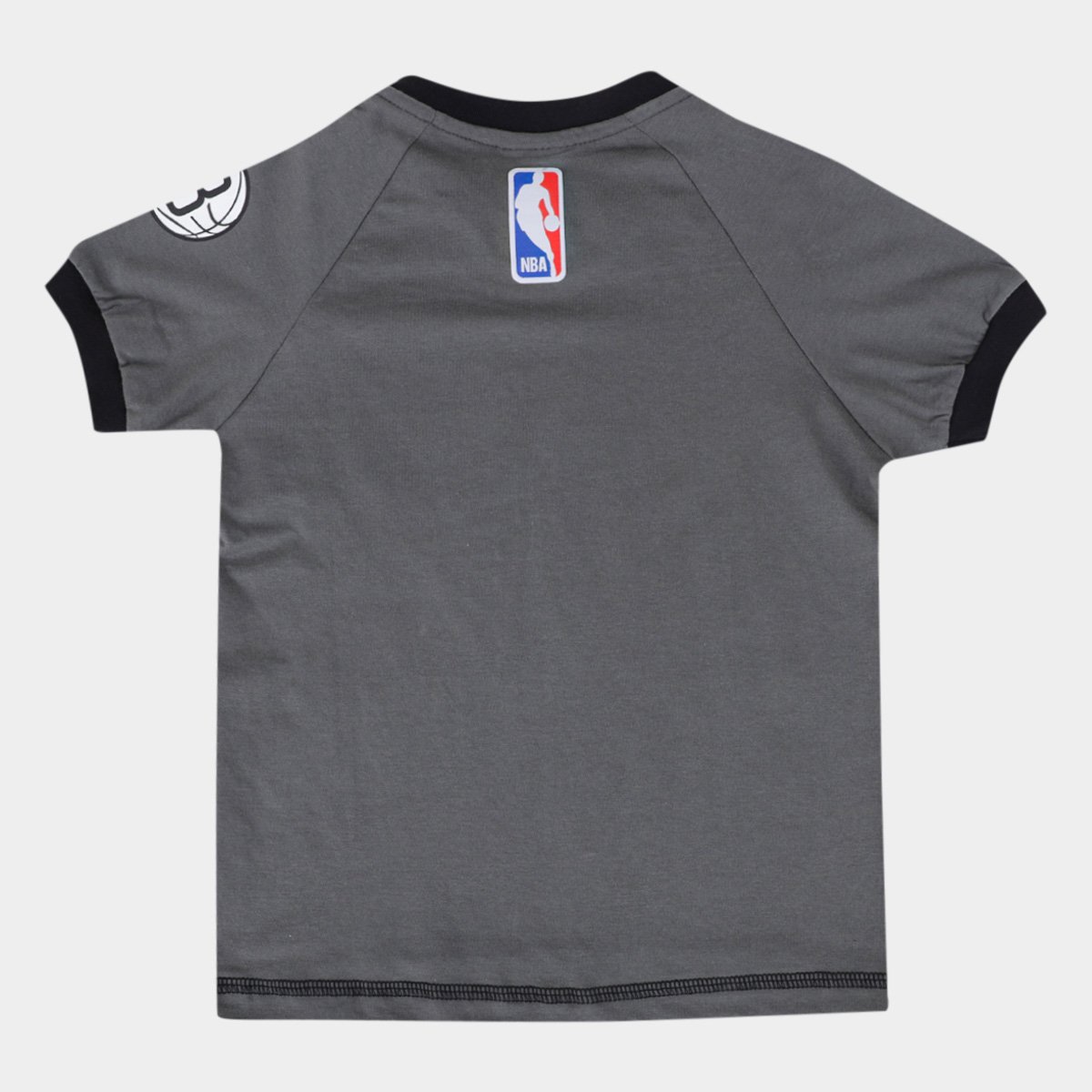 Camiseta NBA Juvenil Brooklyn Nets Campus Braziline - Tam: 12A - 1