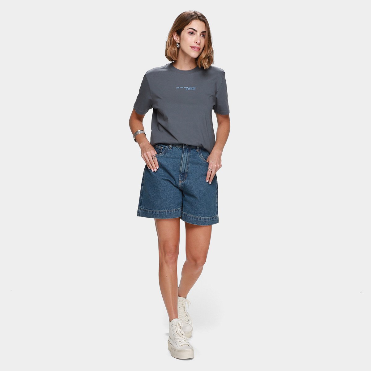 Camiseta Mormaii Pent Casual Feminina - Tam: P - 3