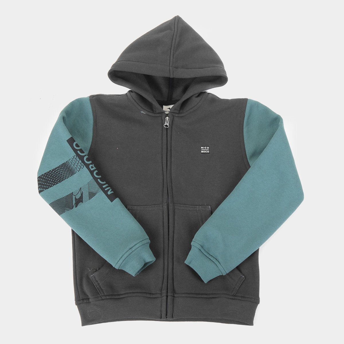 Jaqueta Moletom Infantil Nicoboco Trhumptt Capuz Masculina