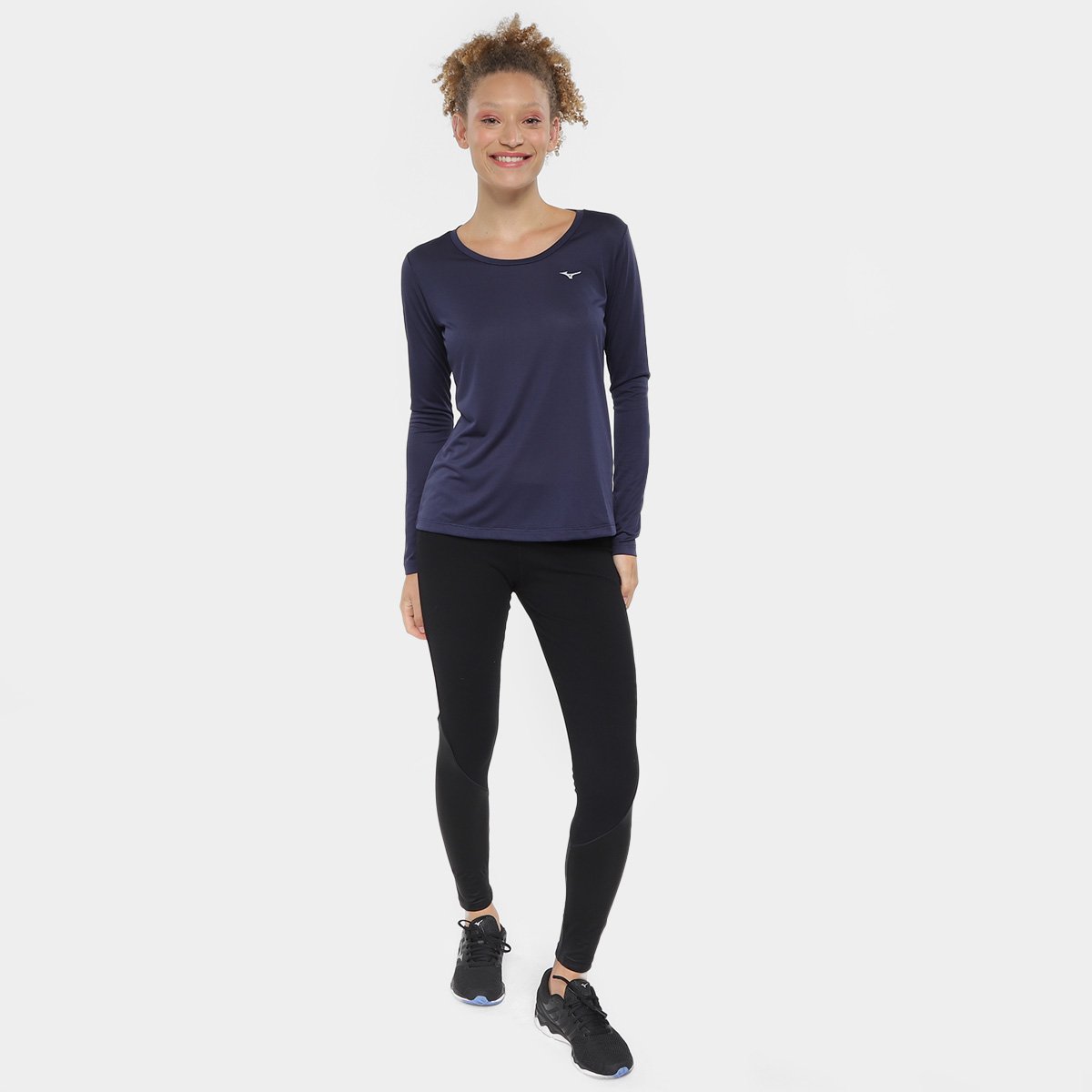 Camiseta Mizuno Nirvana Manga Longa Feminina - Tam: P - 3