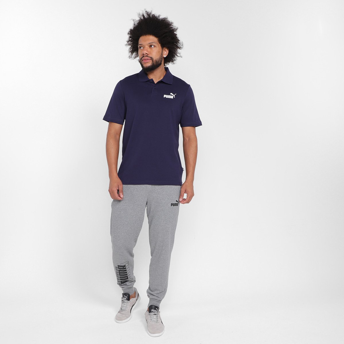 Camisa Polo Puma Ess Jersey Masculina - Tam: P - 3