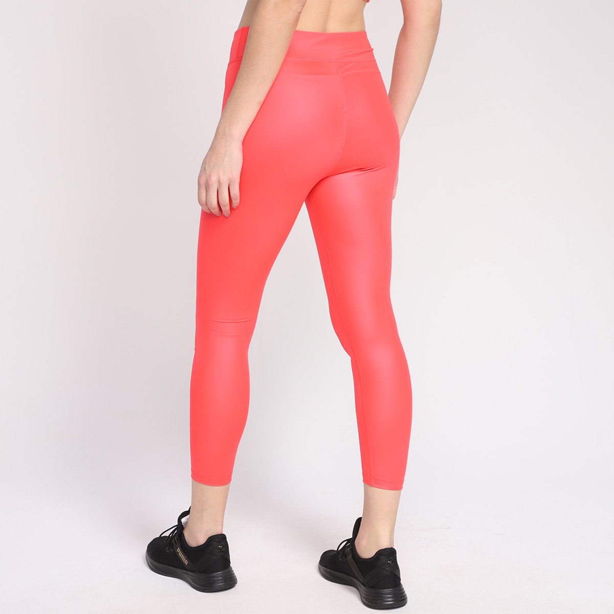 Calça Legging Puma Modern Sports 7/8 Shiny Tights Feminina - Tam: GG - 1