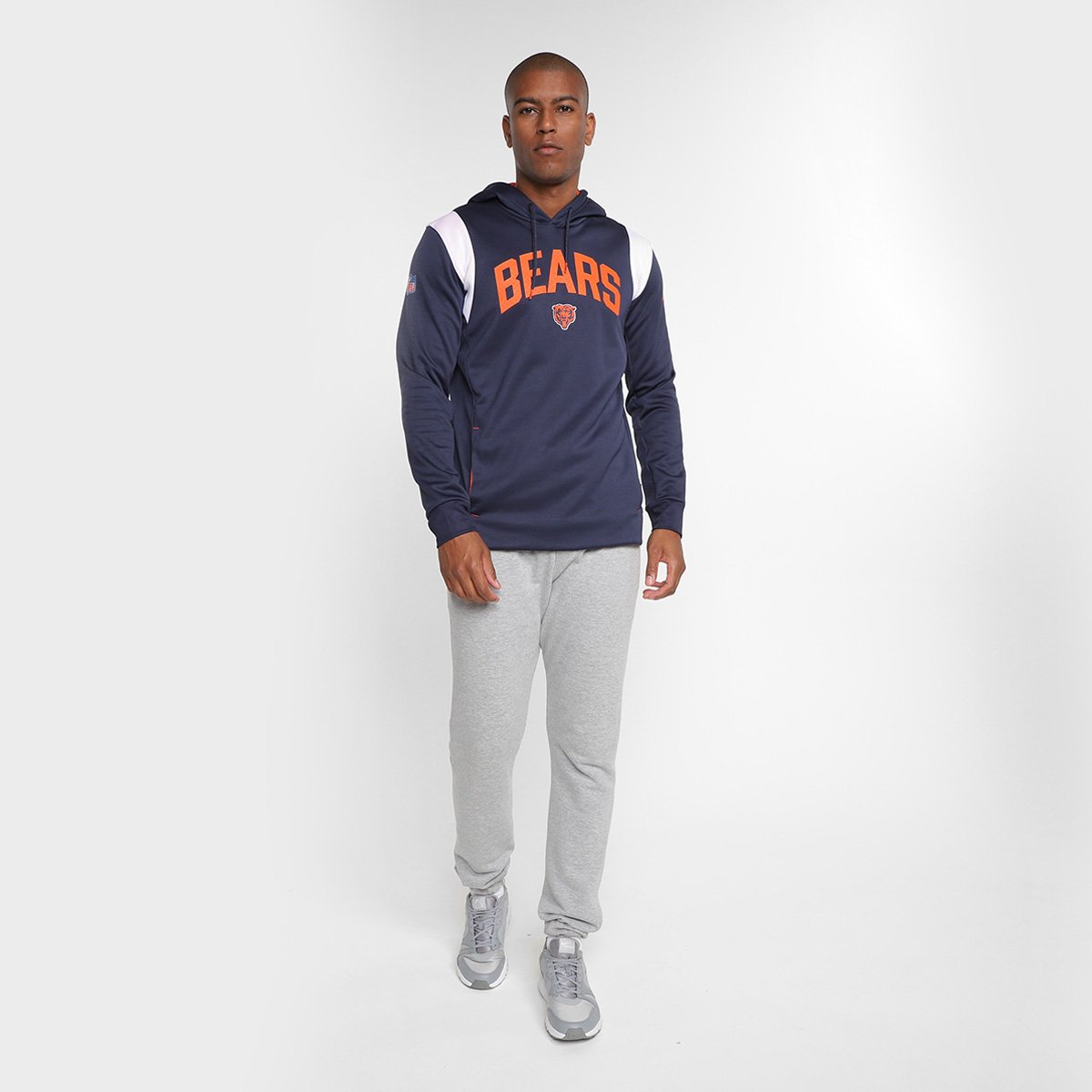 Moletom Nike NFL Chicago Bears Fleece Masculino - Tam: P - 3