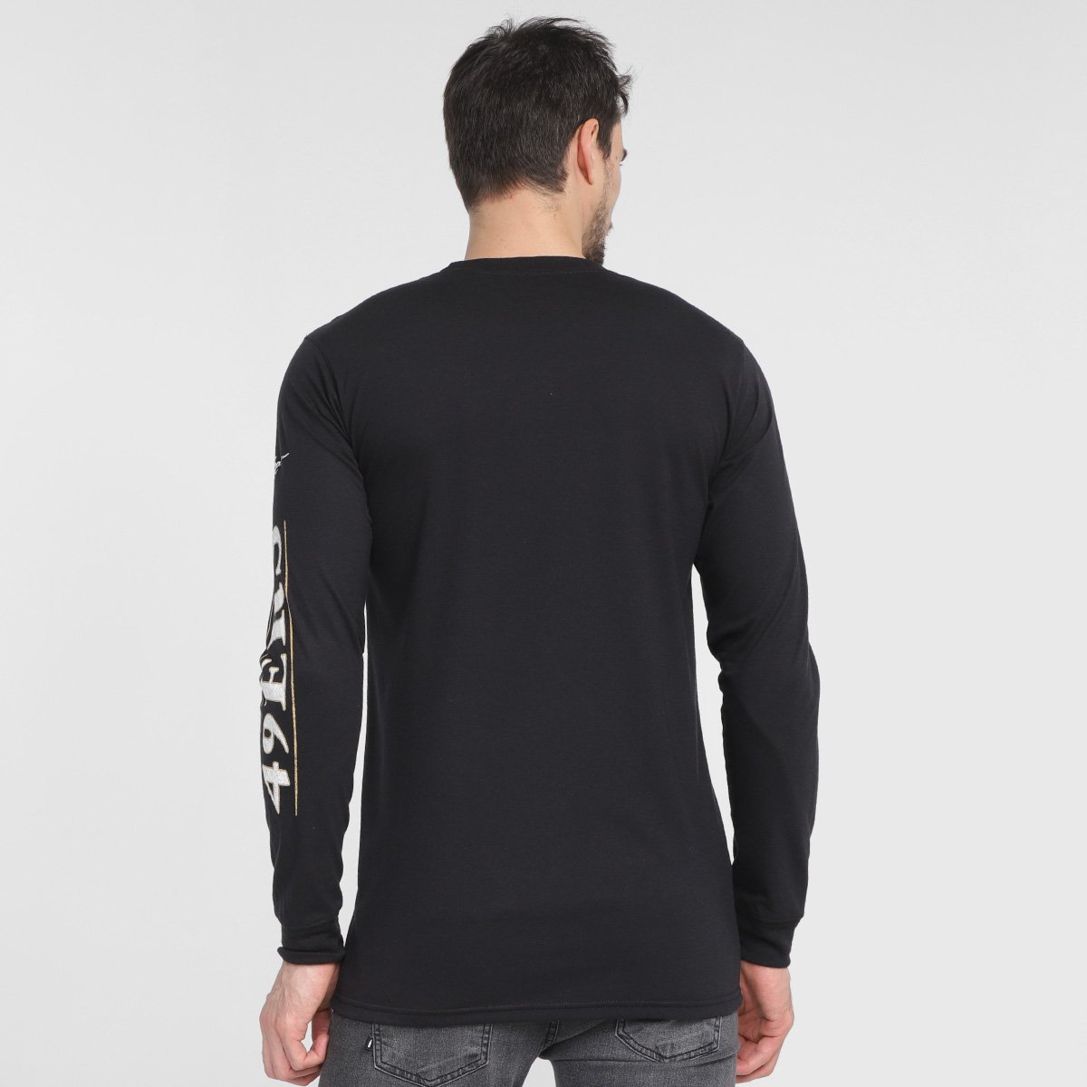Camiseta Nike NFL San Francisco 49ers Fashion Manga Longa Masculina - Tam: P - 1