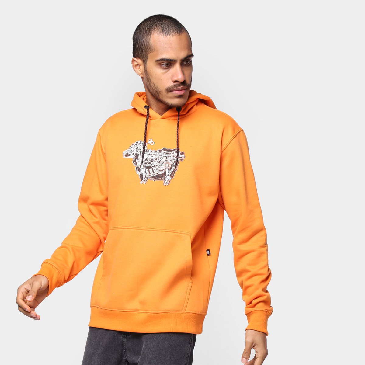 Moletom Lost Sheep Machine Canguru Masculino