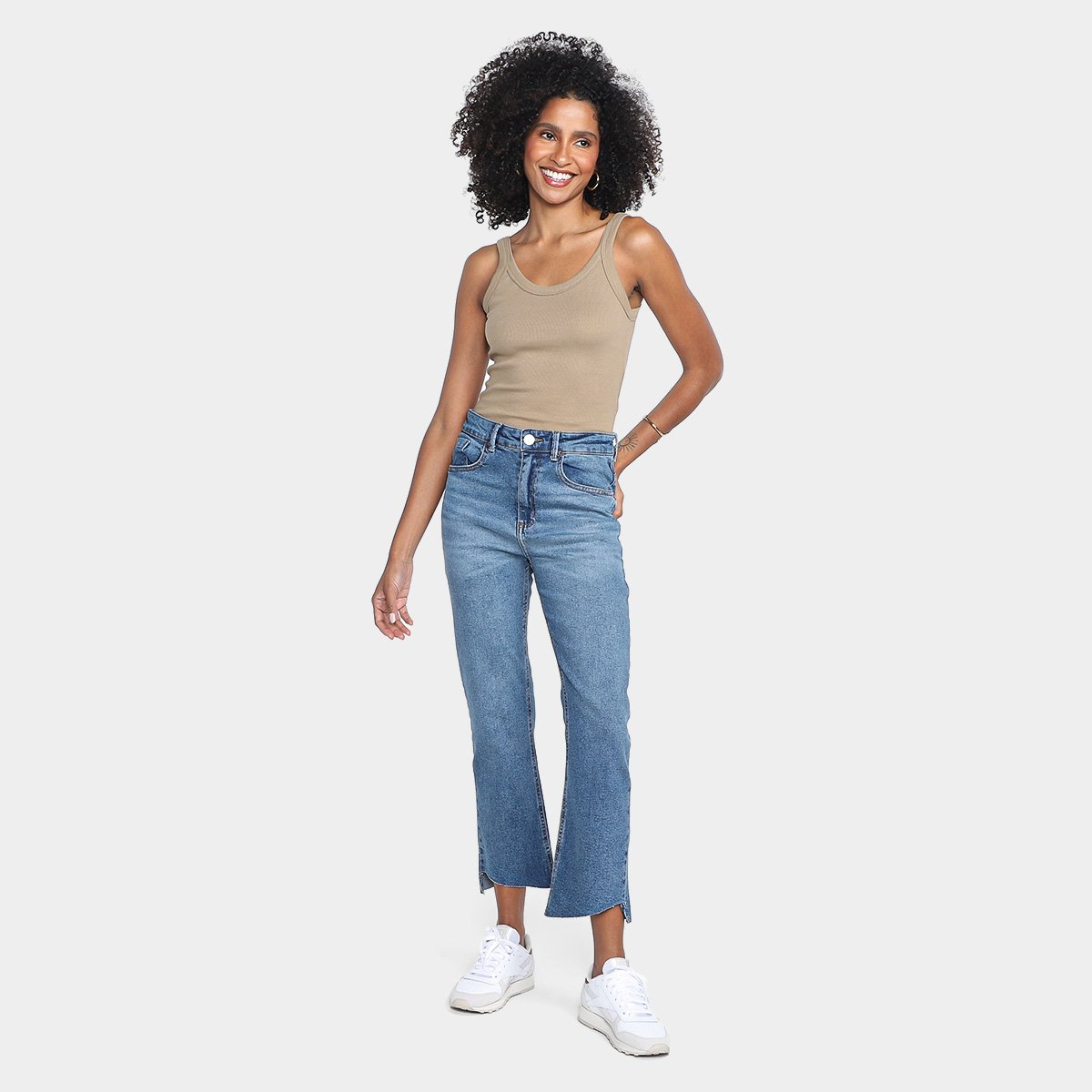 Calça Jeans Hering Cintura Alta Feminina - Tam: 40 - 3