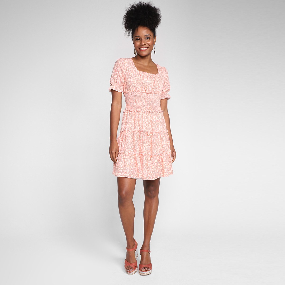 Vestido Curto Eagle Rock Must Have Lastex Feminino - Tam: GG - 3