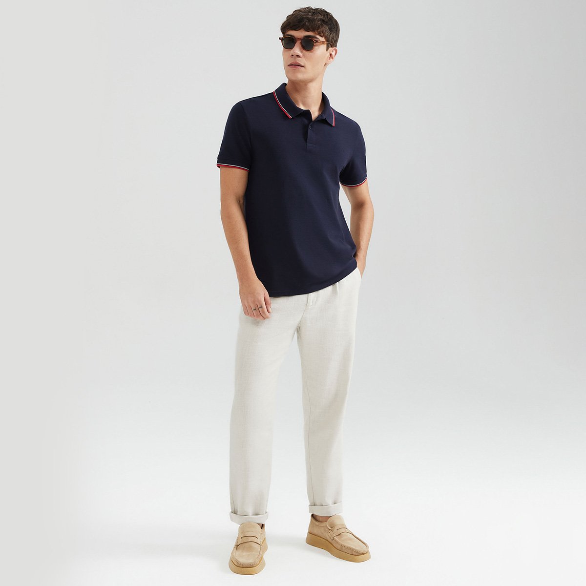 Camisa Polo Hering Masculina - Tam: P - 3