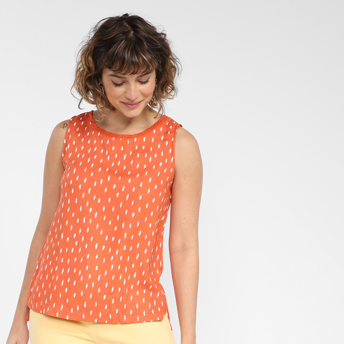 Regata Hering Estampada Viscose Feminina