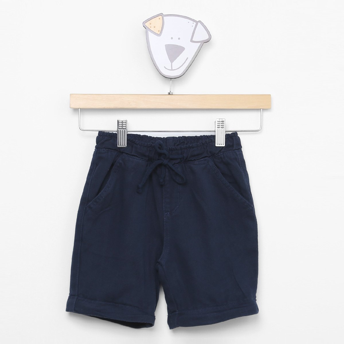 Calça Bermuda Infantil Jogger Hering Kids Menino - Tam: 16A - 1