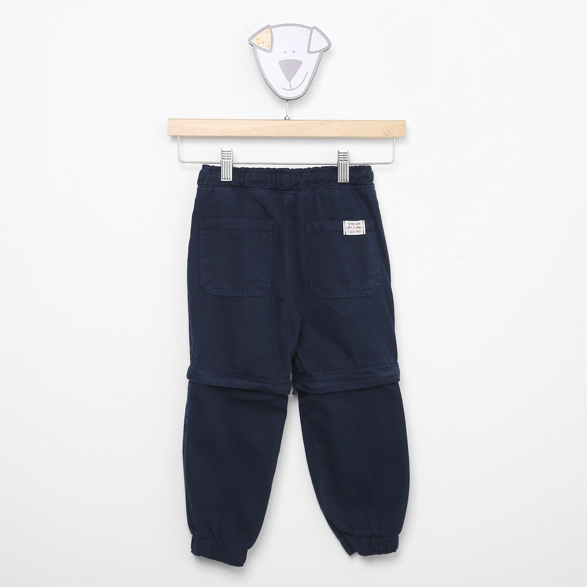 Calça Bermuda Infantil Jogger Hering Kids Menino - Tam: 16A - 2