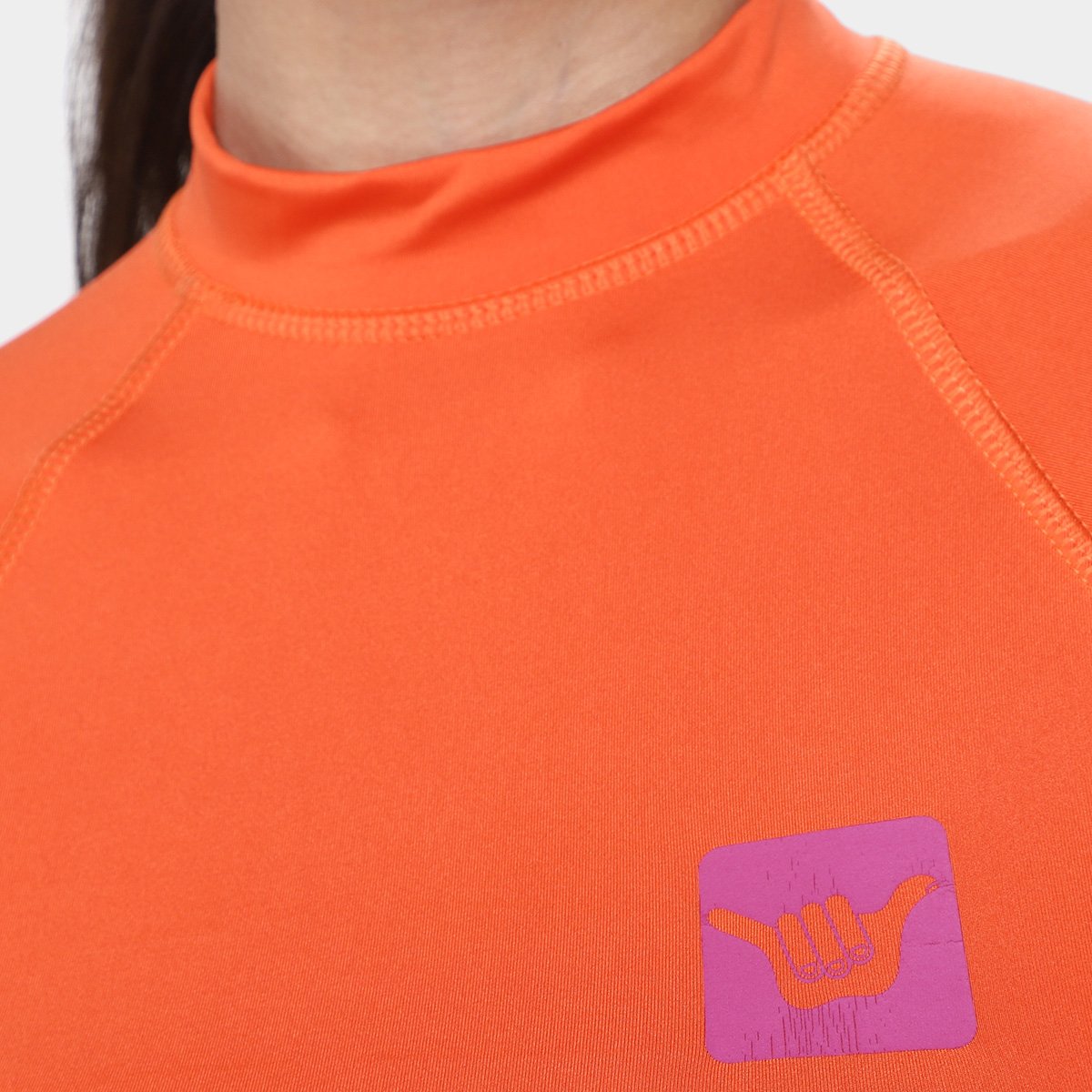 Camiseta Hang Loose UV Lisa Manga Longa Feminina - Tam: P - 2