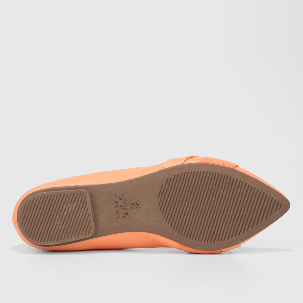 Sapatilha Griffe Bico Fino Tachas Feminina - Tam: 34 - 5