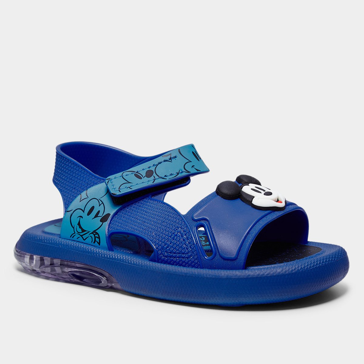 Sandália Infantil Grendene Kids Disney Com Led Menino - Tam: 19 - 2