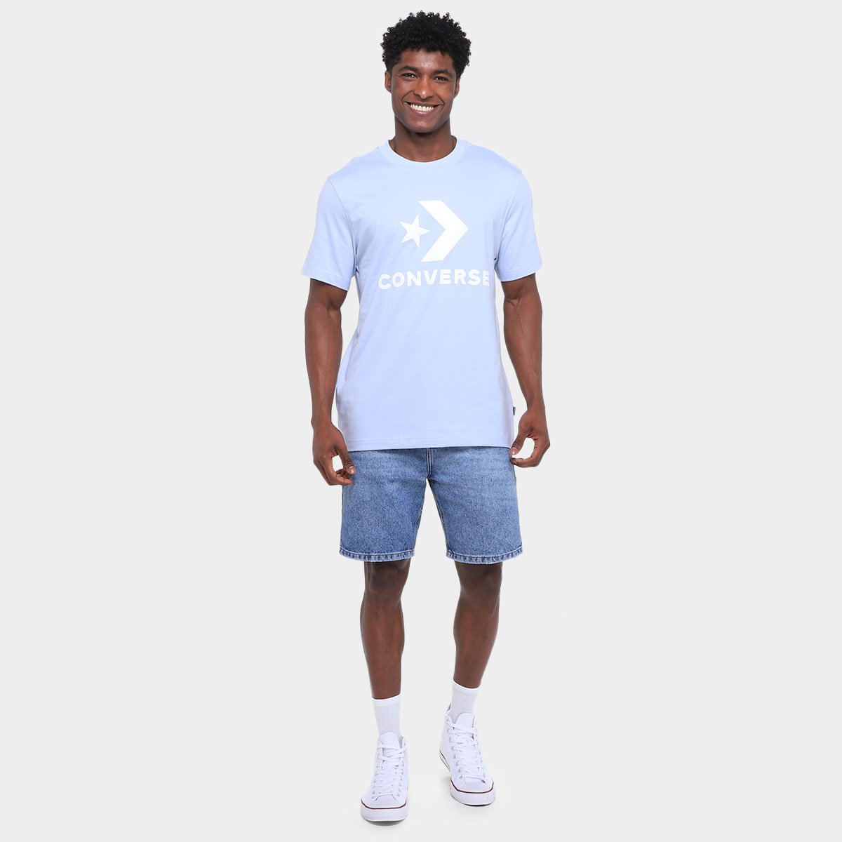 Camiseta Converse Go-To Star Chev Masculina - Tam: M - 4