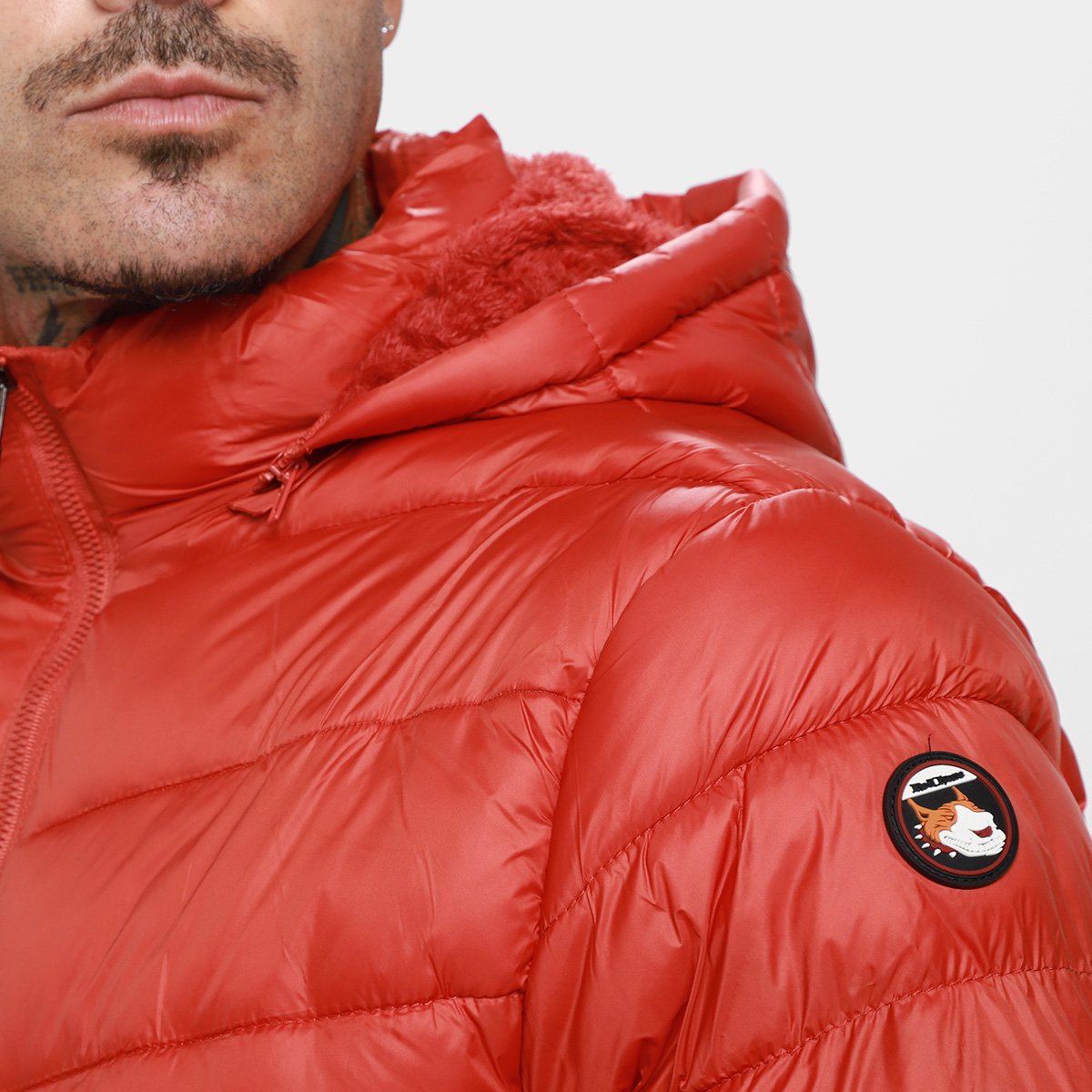 Jaqueta Red Nose Nylon Peluciada Masculina - Tam: P - 3