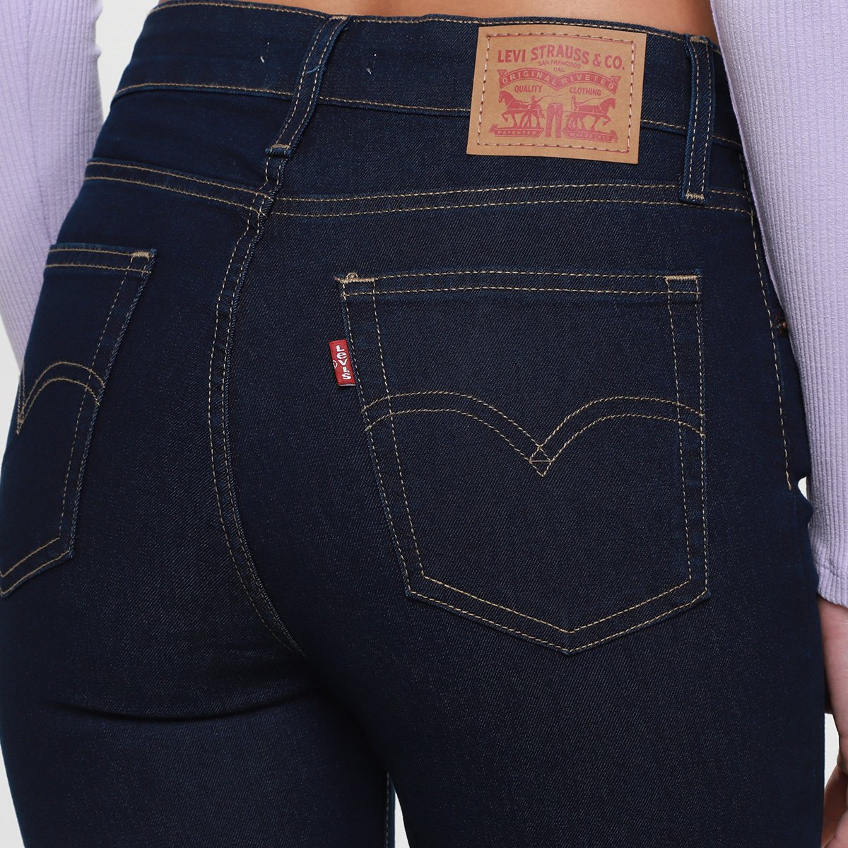 Calça Skinny Levis 721 High Rise Feminina - Tam: 42 - 3