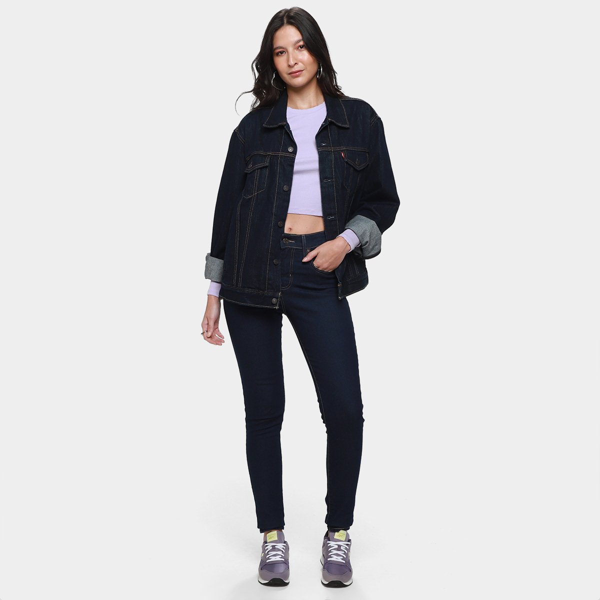 Calça Skinny Levis 721 High Rise Feminina - Tam: 42 - 4