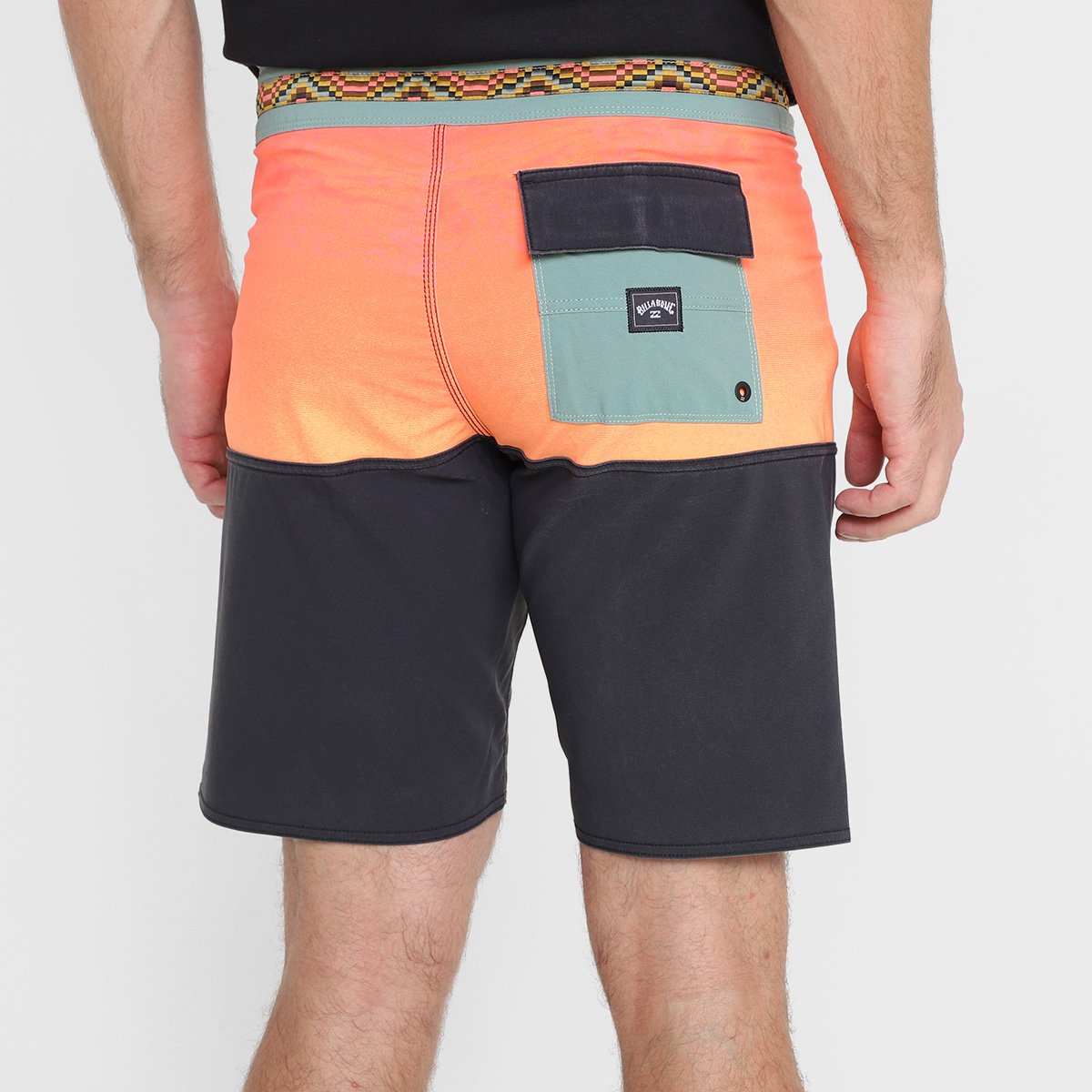 Bermuda D'Água Billabong Bicolor Masculina - Tam: 40 - 1