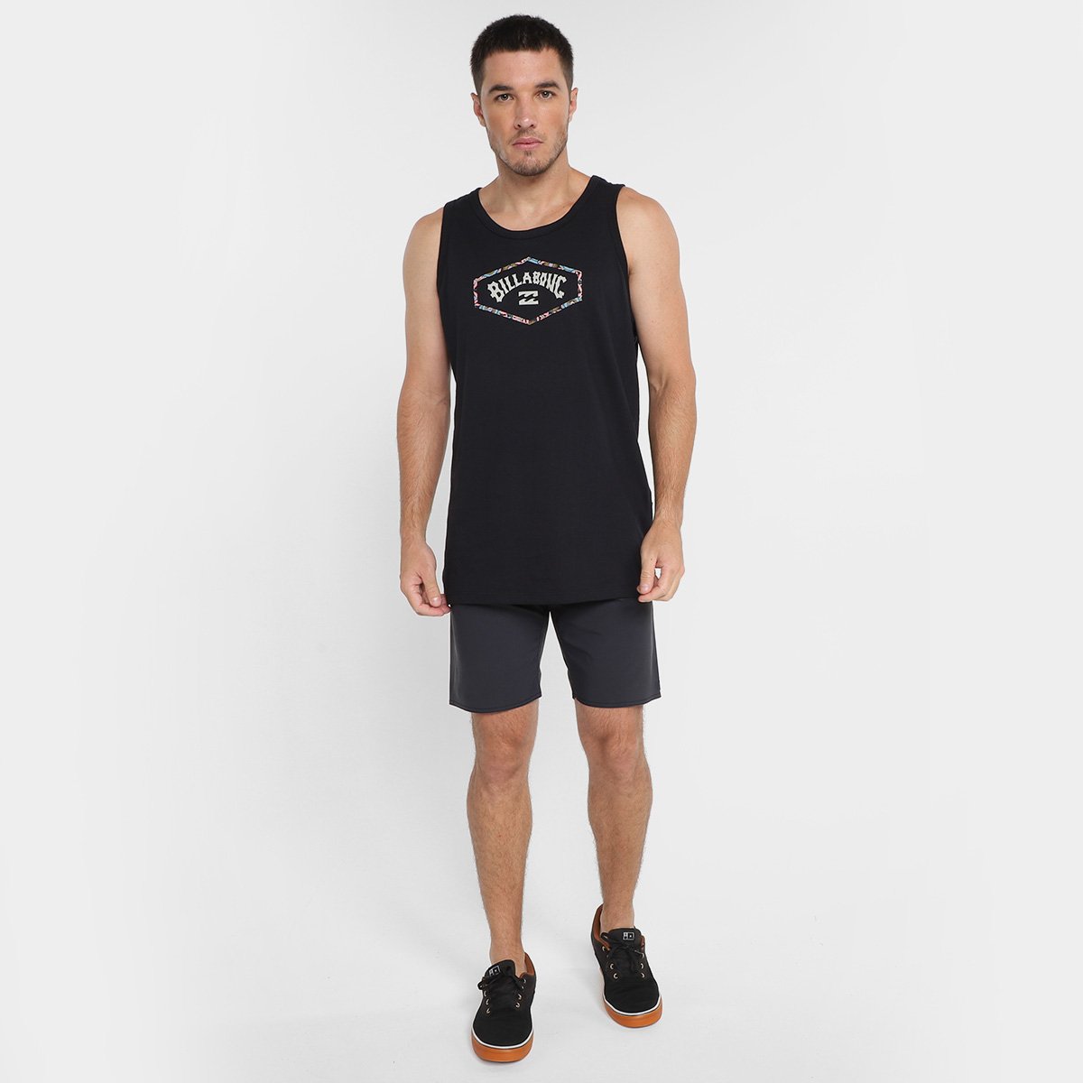 Bermuda D'Água Billabong Bicolor Masculina - Tam: 40 - 3