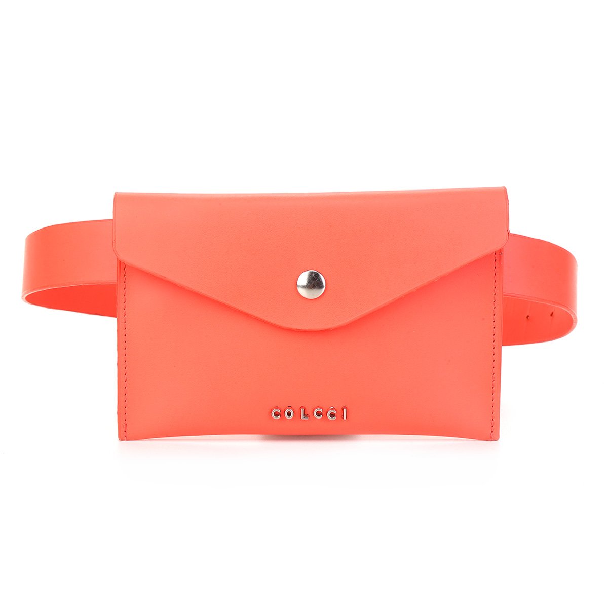 Pochete Colcci Belt Bag Envelope Neon Feminina