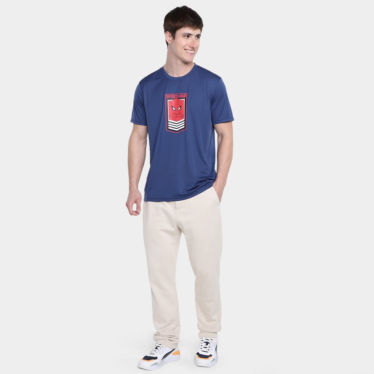Camiseta Mooncity Spider-Man Masculina - Tam: GG - 3