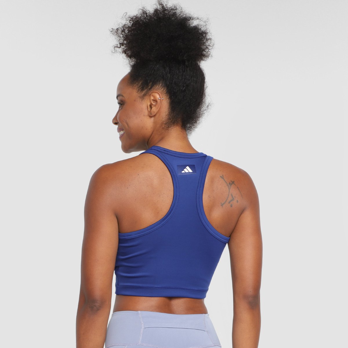 Top Cropped Adidas Sports Club Feminino - Tam: P - 1