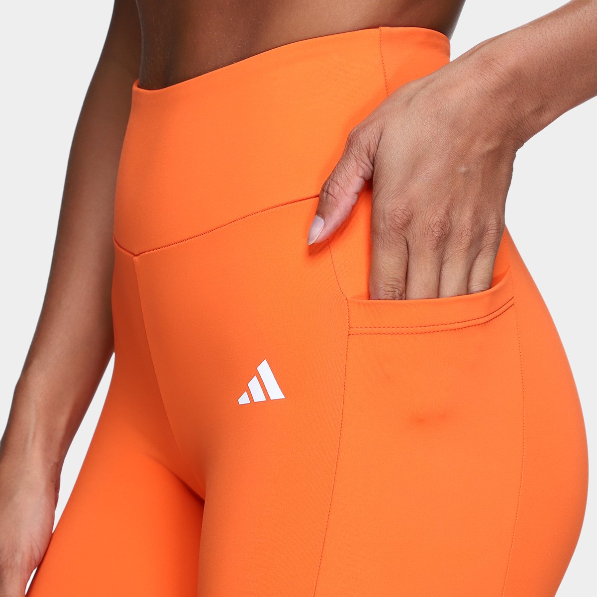 Short Adidas 3 Listras Com Bolso Feminino - Tam: M - 2