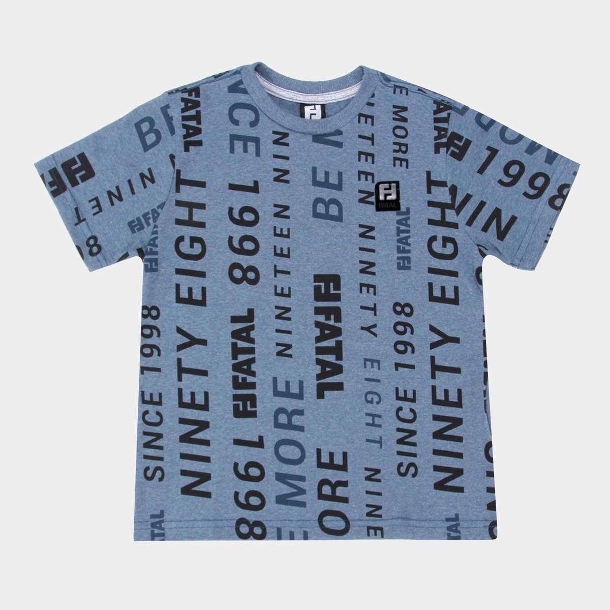 Camiseta Juvenil Fatal Original Ninety Eigth Masculina