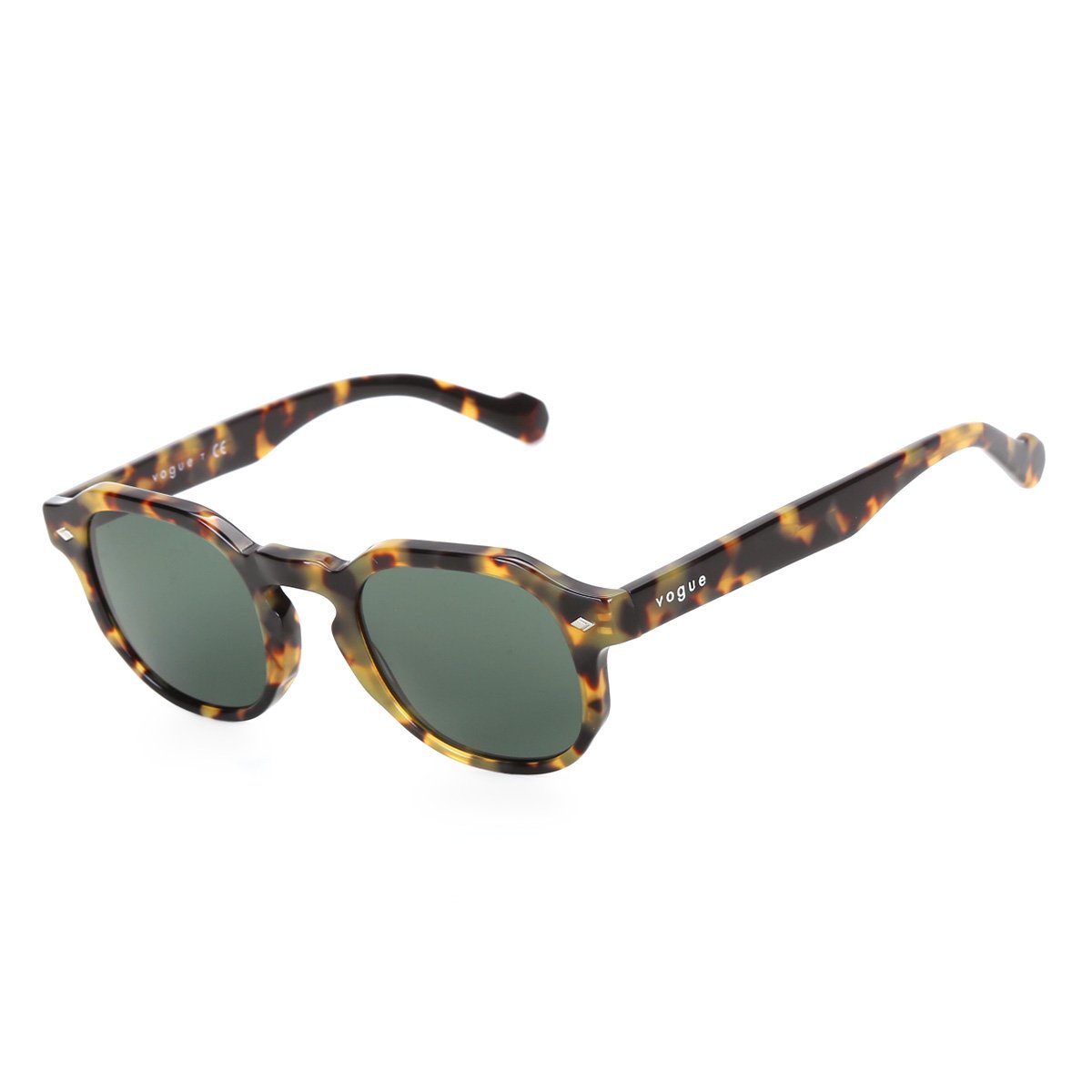 Óculos de Sol Vogue Quadrangular Tartaruga VO5330S Masculino
