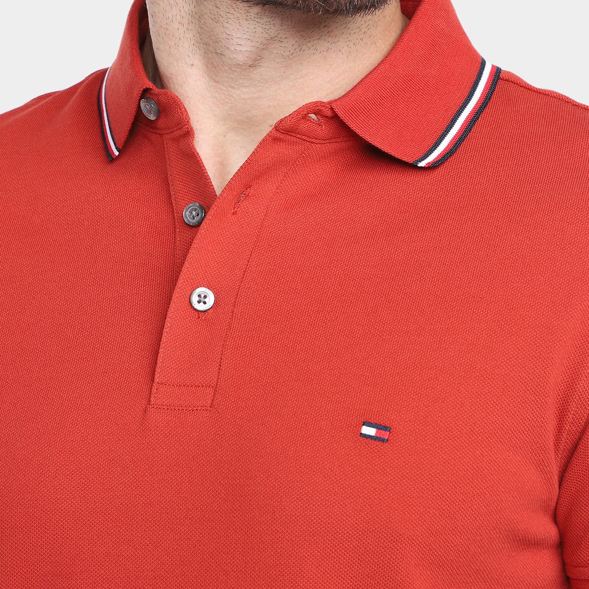 Camisa Polo Tommy Hilfiger Frisos Masculina - Tam: M - 2