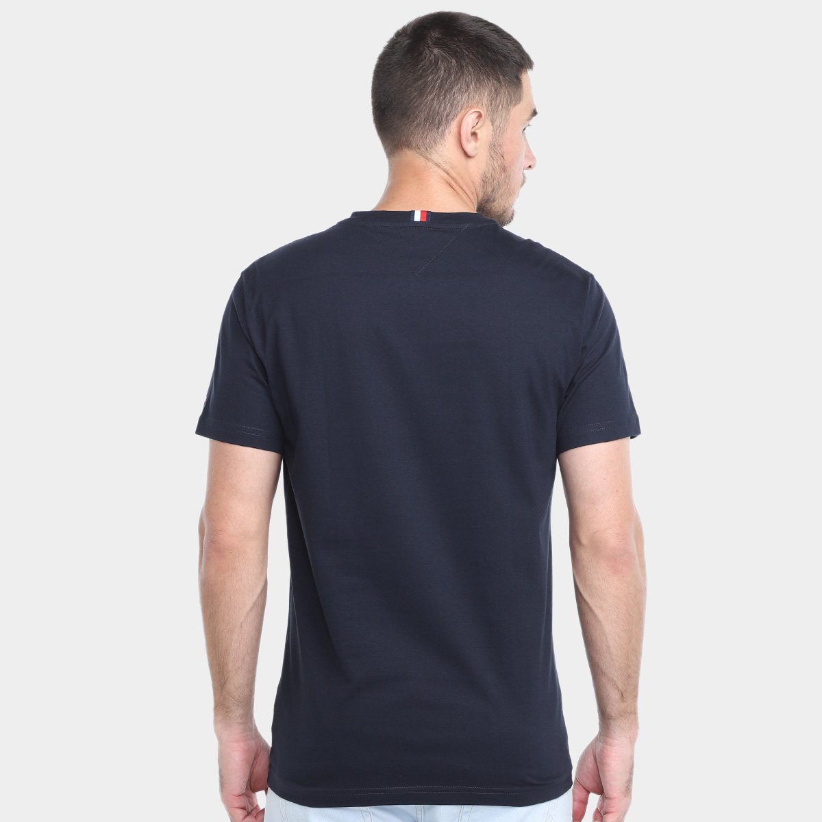 Camiseta Tommy Hilfiger Script Logo Masculina - Tam: M - 1