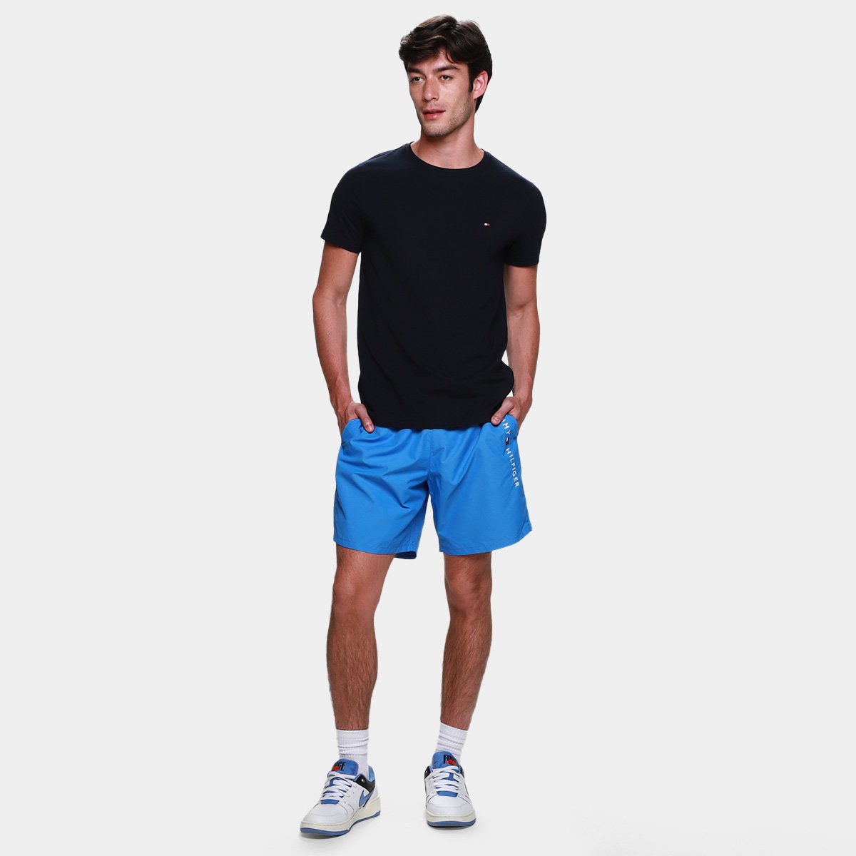 Camiseta Slim Tommy Hilfiger Stretch Fit Masculina - Tam: M - 3