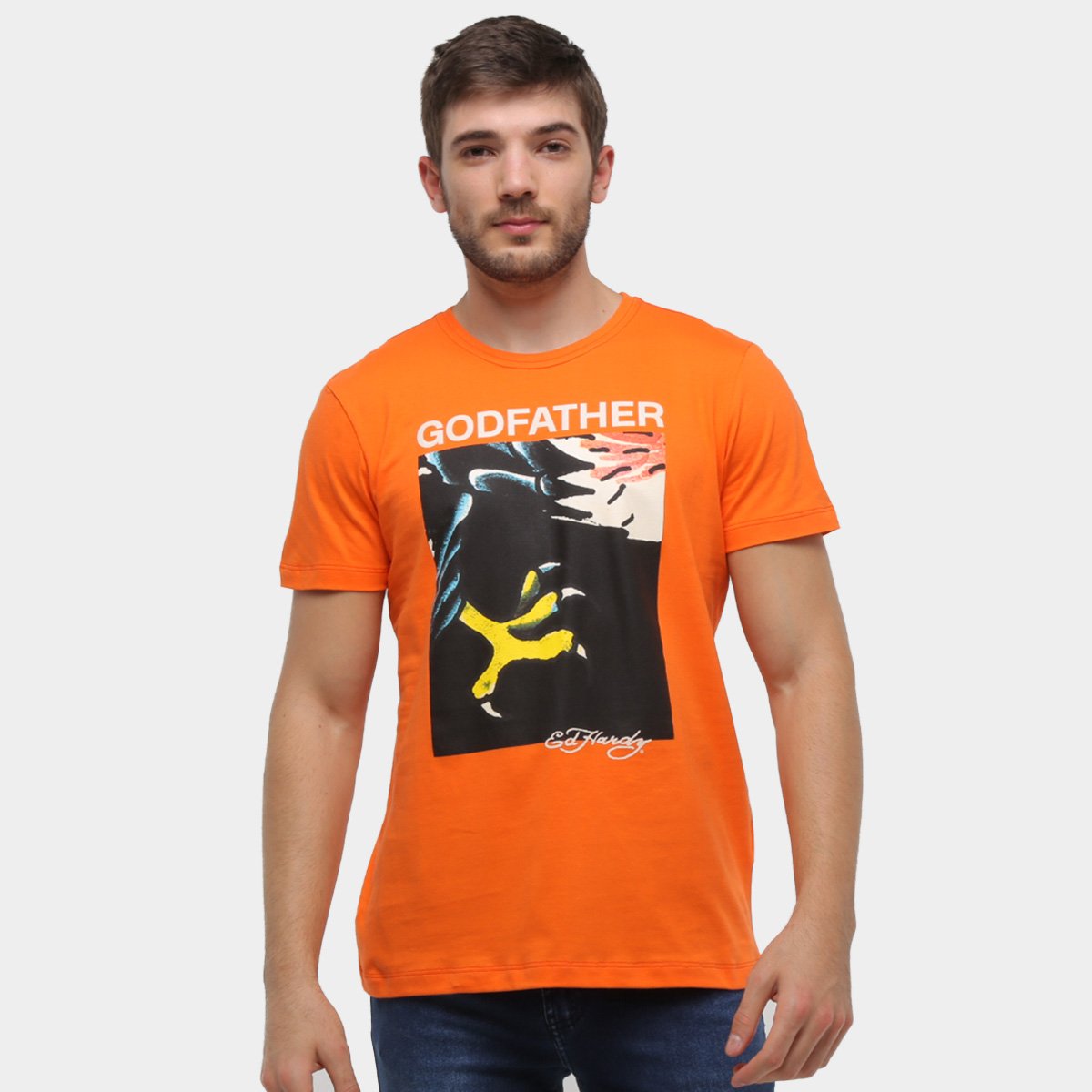 Camiseta Ed Hardy Eagle Close Masculina