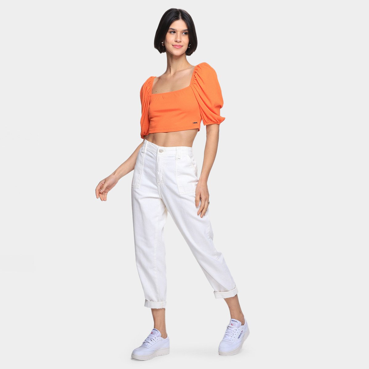 Blusa Colcci Cropped Lisa Manga 3/4 Feminina - Tam: M - 3