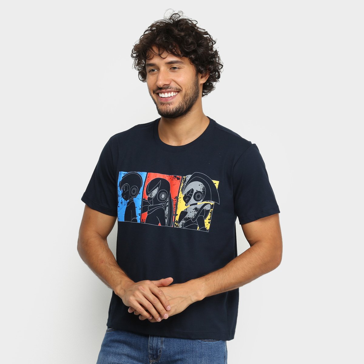 Camiseta Mega Man Players Masculina