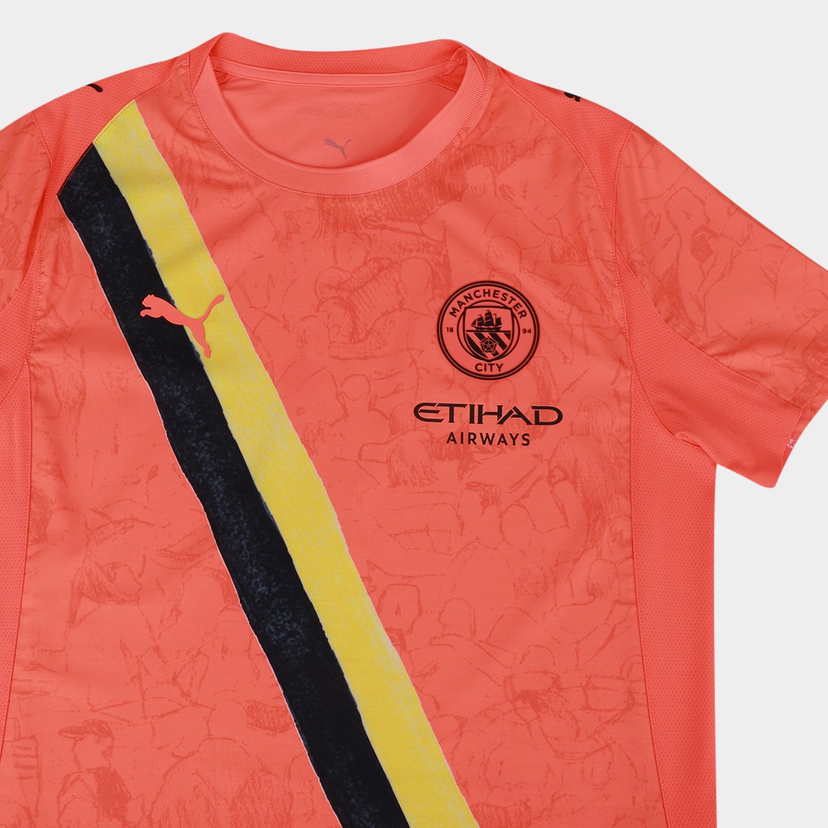 Camisa Manchester City Kidsuper 25/26 Jogador Puma Masculina - Tam: P - 2