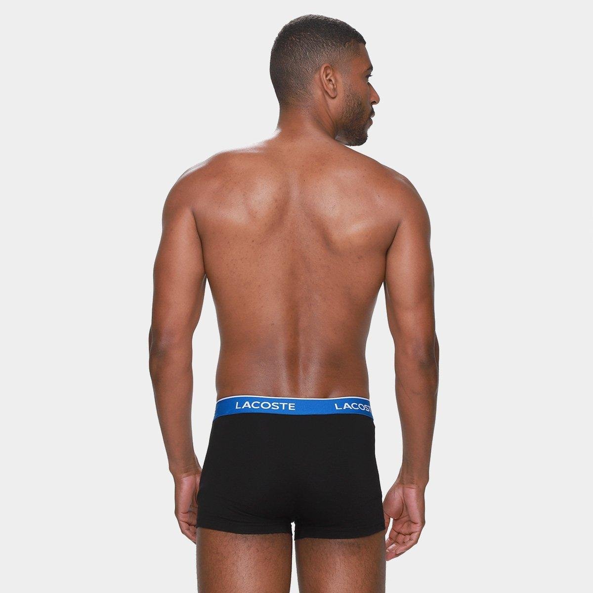 Kit Cueca Boxer Lacoste Masculina - 3 Peças - Tam: P - 2