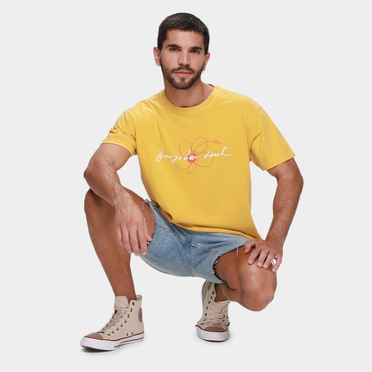 Camiseta Osklen Stone Brazilian Masculina - Tam: P - 3