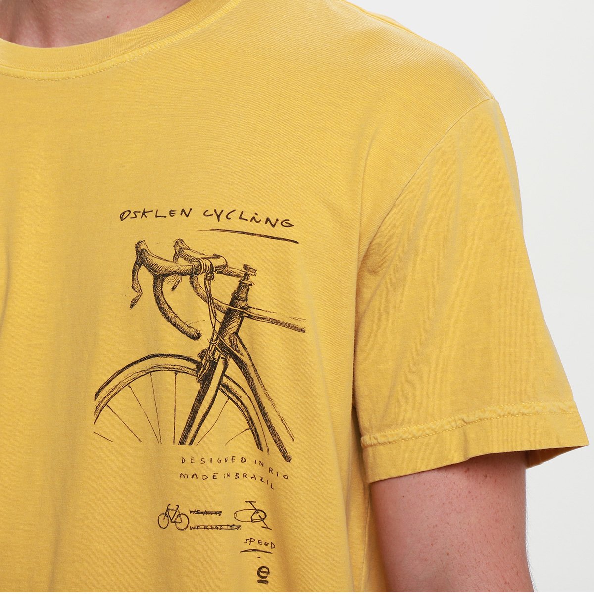 Camiseta Osklen Stone Cycling Drawing Masculina - Tam: P - 2