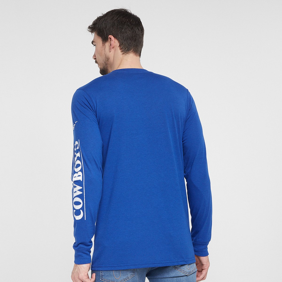Camiseta NFL Dallas Cowboys Nike Manga Longa Masculina - Tam: GG - 1