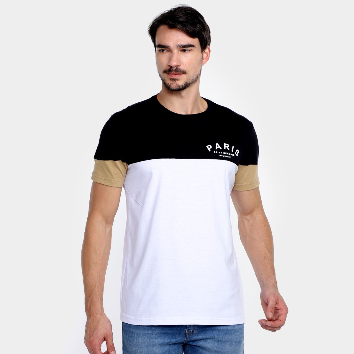 Kit Camiseta Industrie Casual Masculina - 2 Peças - Tam: P - 1