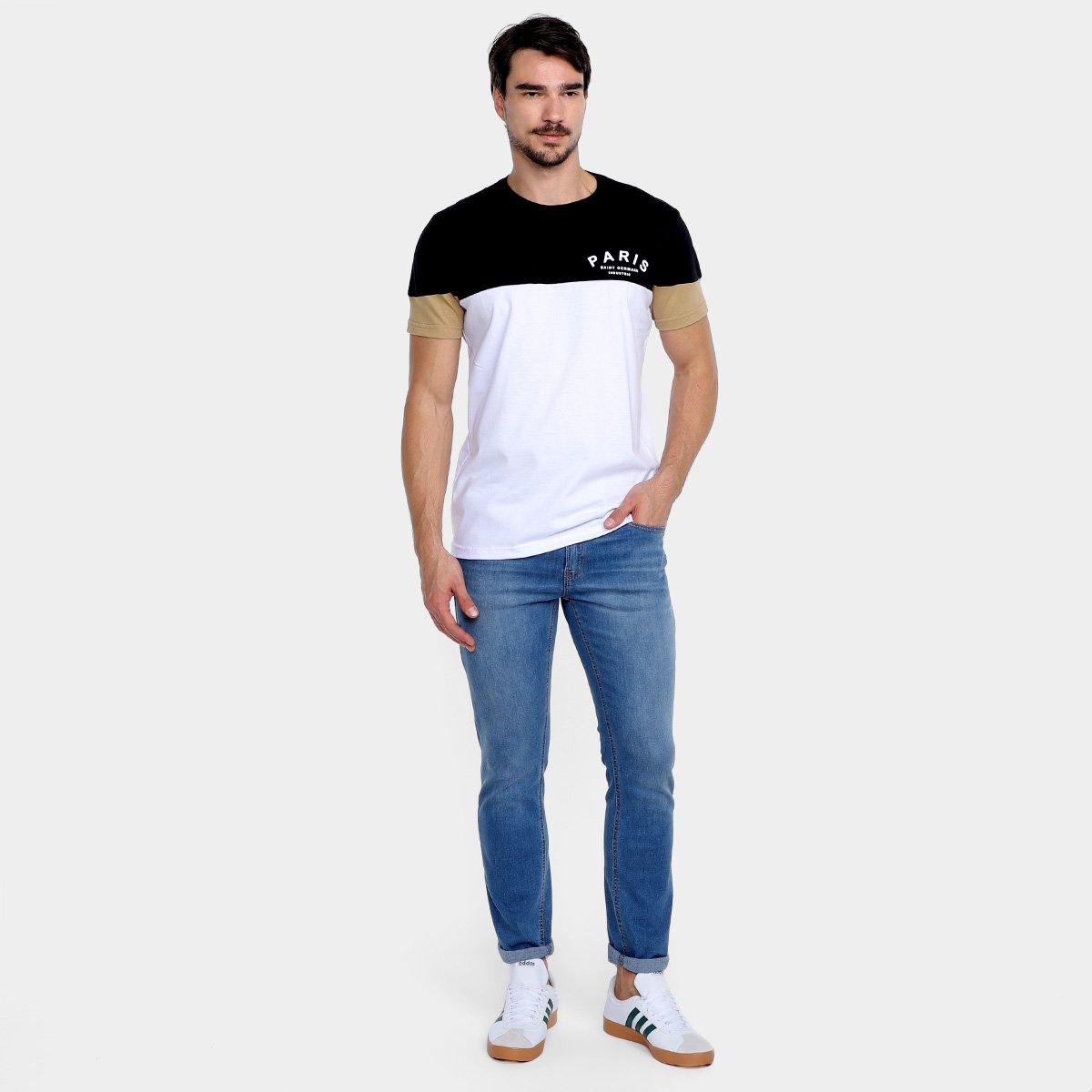 Kit Camiseta Industrie Casual Masculina - 2 Peças - Tam: P - 5